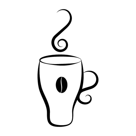 Kaffee am Frühstückstisch im Café